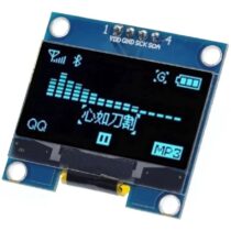 1.3 İnç OLED Ekran Modülü Mavi Renkli I2C 4 Pin 1306 Çipli