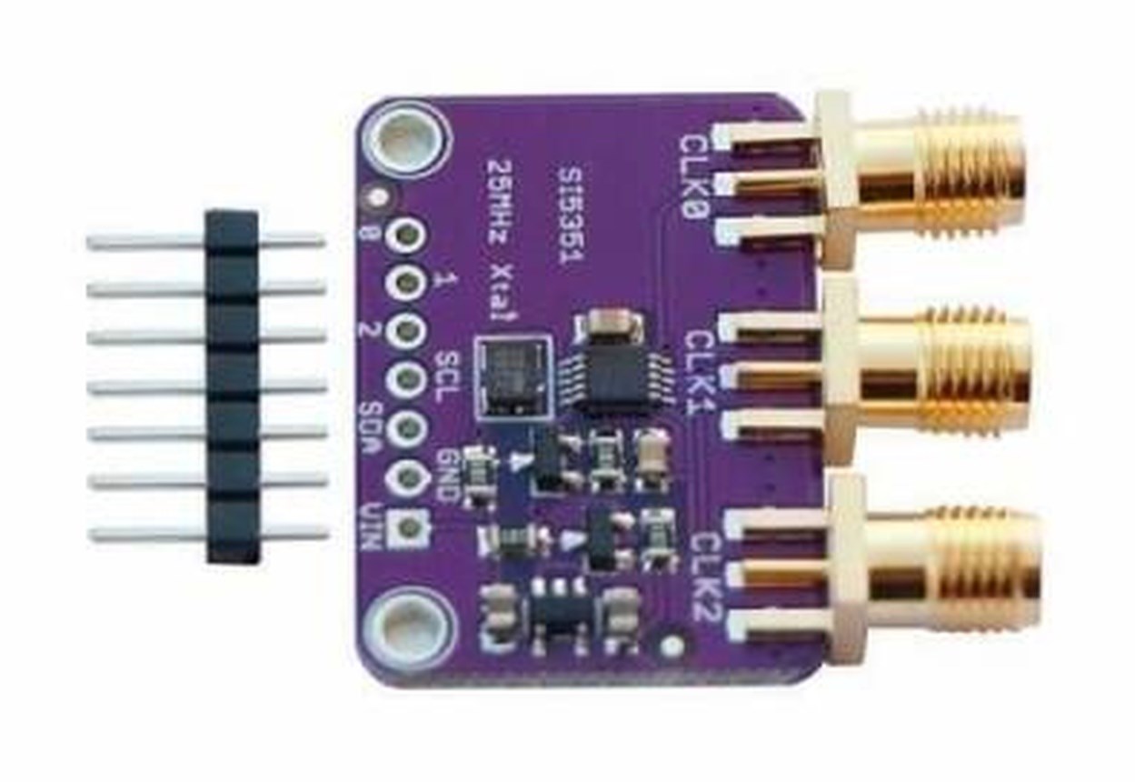 CJMCU Si5351 I2C Saat Sinyal Jeneratör Modülü 8kHz-160MHz 3 Çıkışlı - Görsel 3