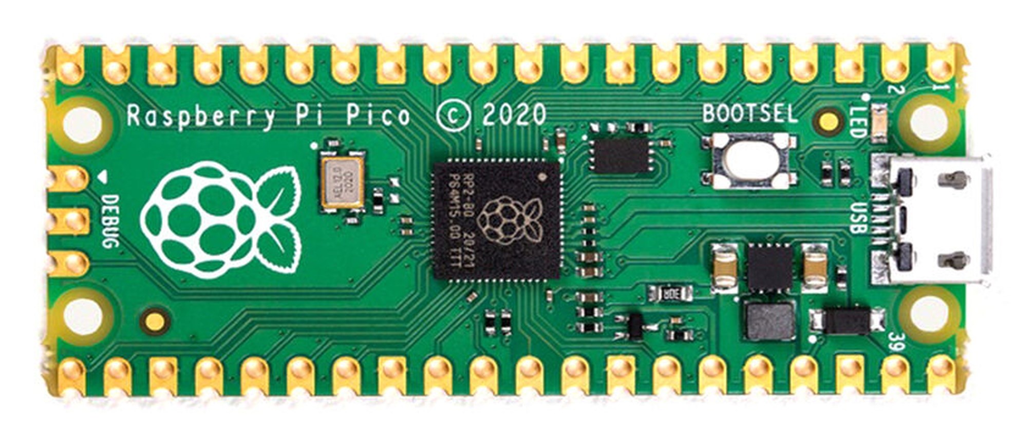 Raspberry Pi Pico RP2040 Çift Çekirdekli ARM Cortex-M0+ Geliştirme Kartı - Görsel 3