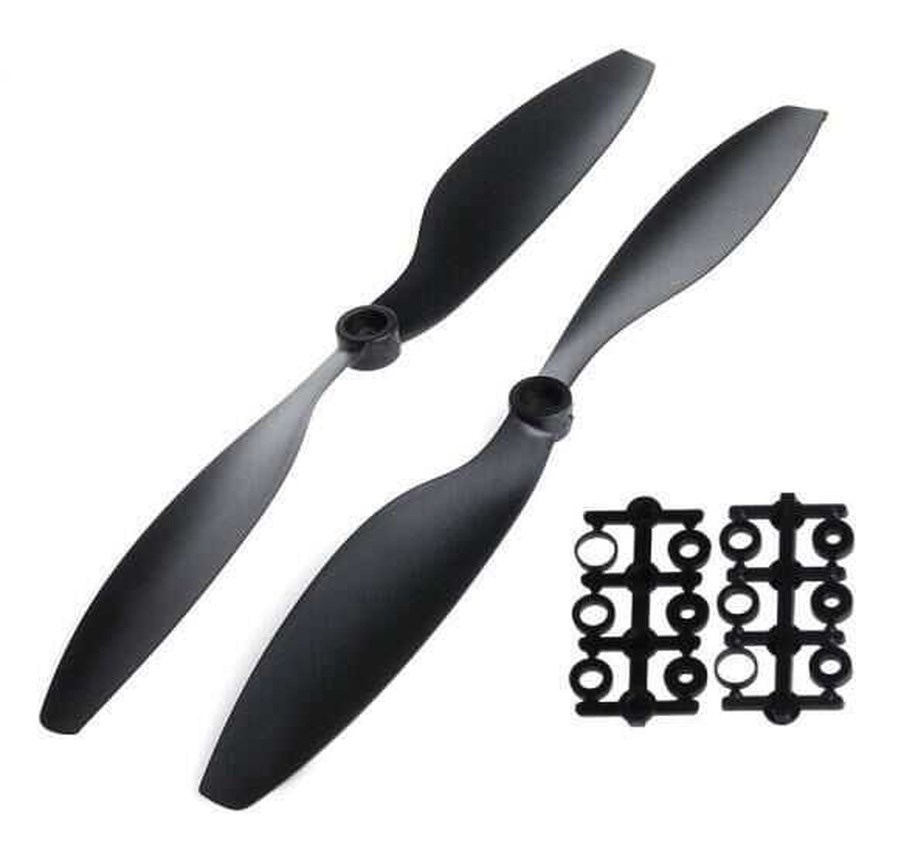 8045 Siyah Drone ve Multikopter Pervane Seti 8x4.5 İki Adet