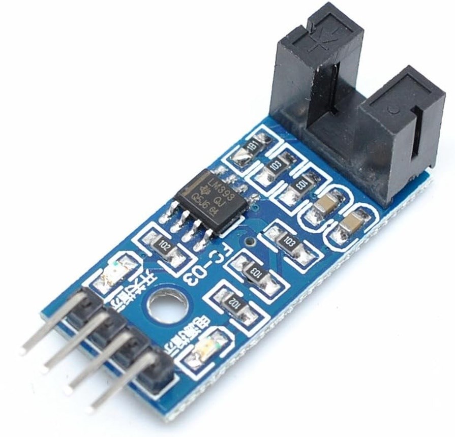 LM393 Optik Hız Sensörü Modülü Kızılötesi Slot Tipi Enkoder Okuyucu FC-03