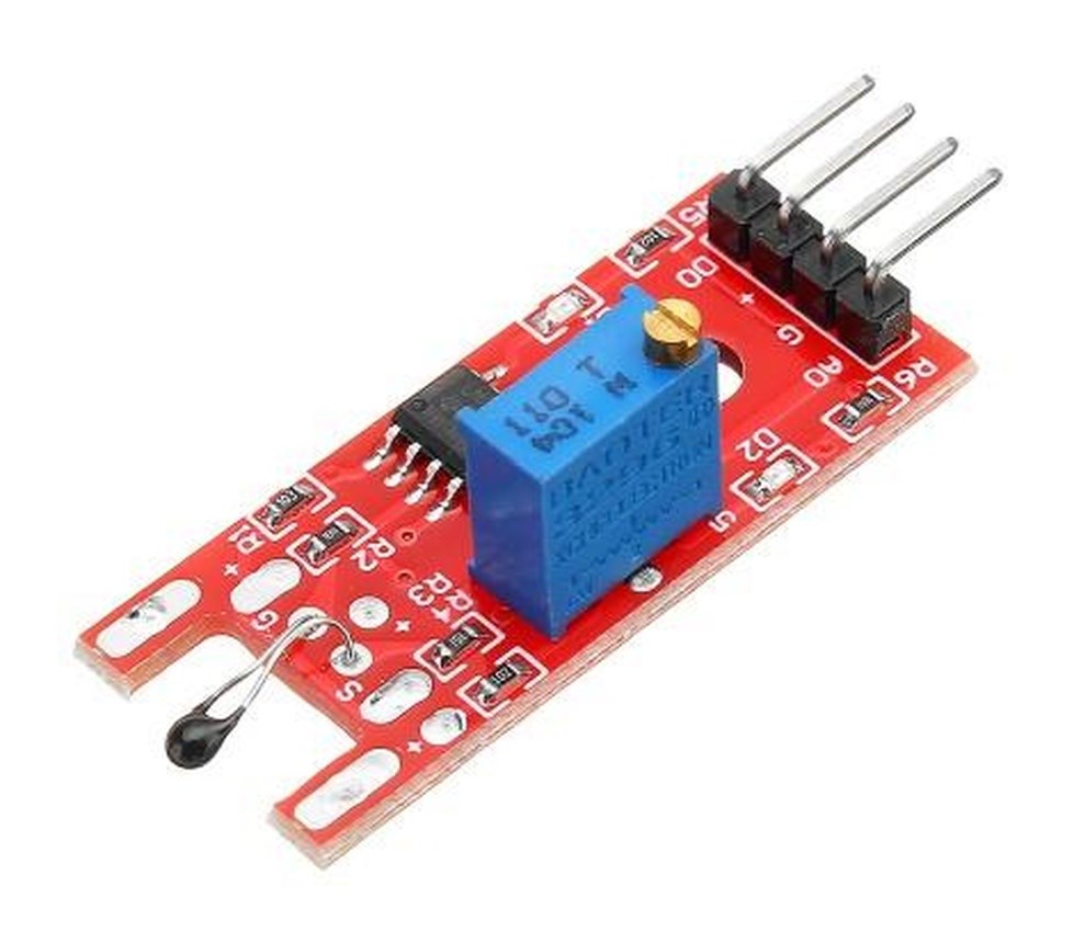 KY-028 Dijital ve Analog Sıcaklık Sensörü Modülü LM393 Termistör - Görsel 2