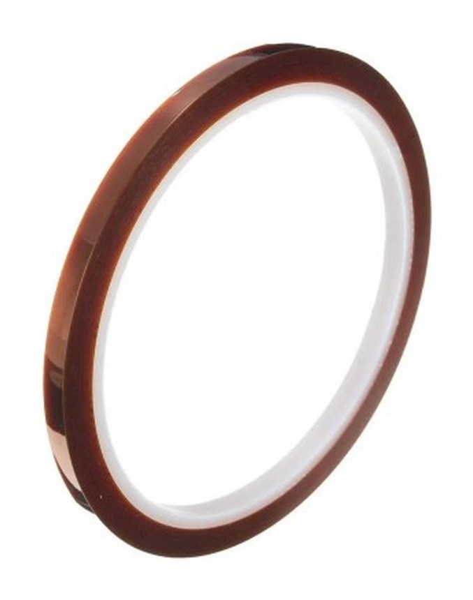Isıya Dayanıklı Poliimid Bant 5mm x 30 Metre Devre Maskeleme Bandı