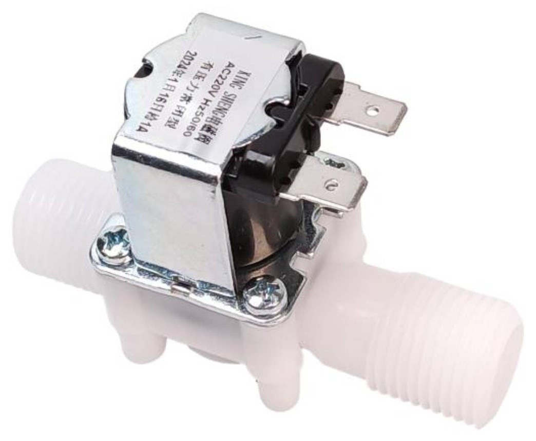 220V 1/2 İnç Plastik Gövdeli Su Solenoid Valf Normalde Kapalı - Görsel 3