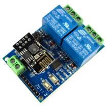 ESP8266 2 Kanal 12V ESP-01 Wi-Fi Röle Modülü Akıllı Ev ve IoT Geliştirme Kartı